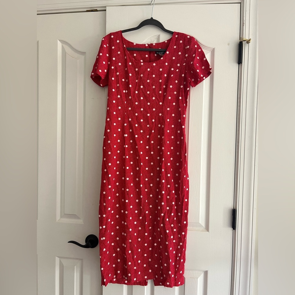 Vintage Red Polka Dot dress